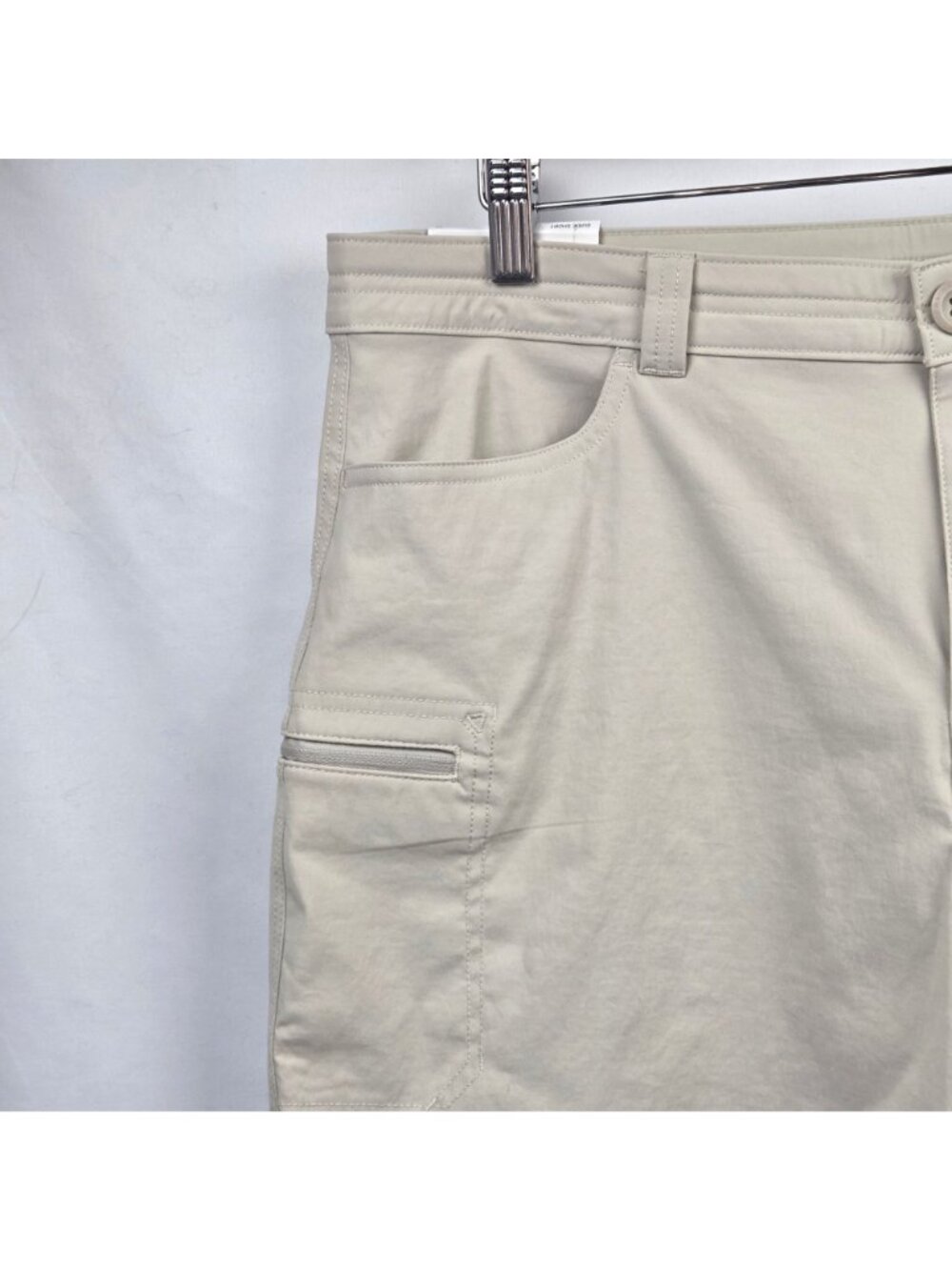 Eddie Bauer First Ascent Guide Pro Shorts Size 14 Pumice NEW - Picture 3 of 16